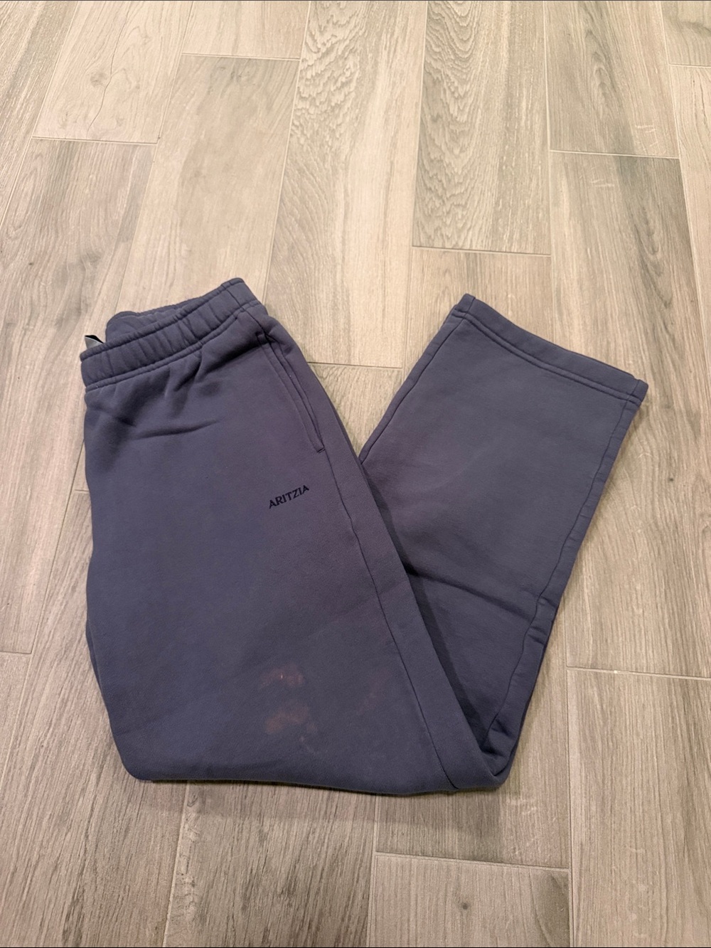 Aritzia Woman’s Dark Gray/Purple Wide Leg Sweatpants Size XS